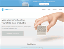 Tablet Screenshot of cubesensors.com